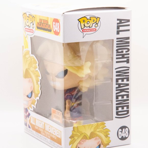 Funko Pop My Hero Academia (MHA) All Might (Weakened) (#648) Box Lunch Exclusive - Picture 2 of 7